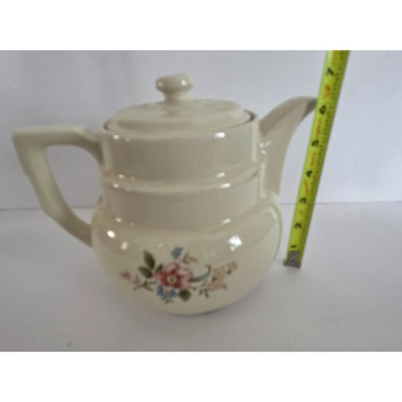 Vintage Superior Drip-O-Lator Floral Ceramic Teapot - Picture 7 of 7